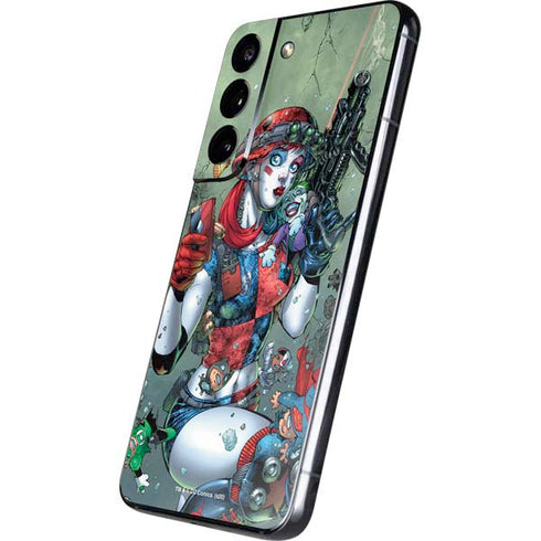 DC Comics Harley Quinn Little Black Book Cover#47 New 52 Art by Jim Lee Galaxy S22 Skin